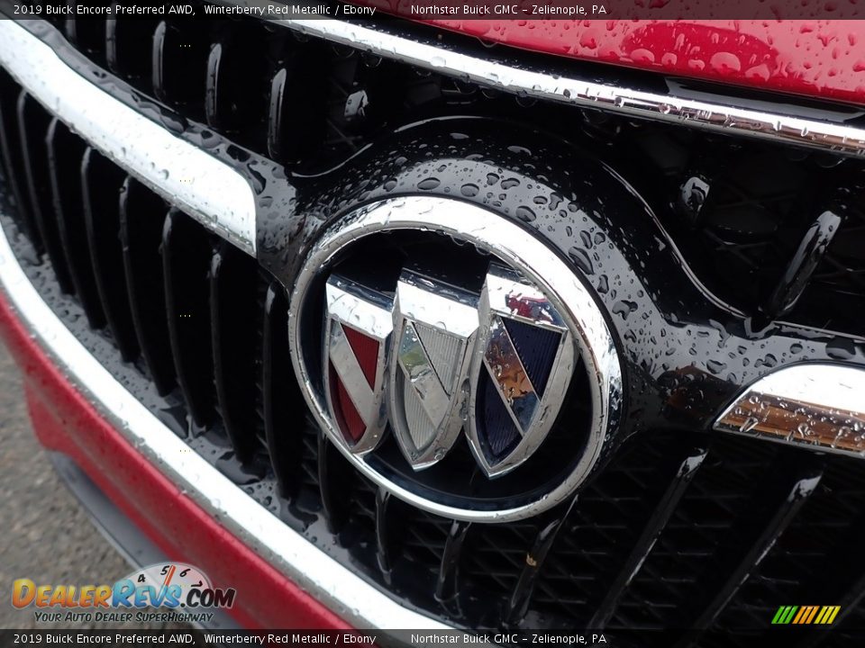 2019 Buick Encore Preferred AWD Winterberry Red Metallic / Ebony Photo #3