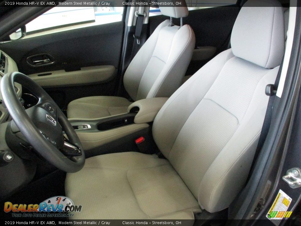 2019 Honda HR-V EX AWD Modern Steel Metallic / Gray Photo #23