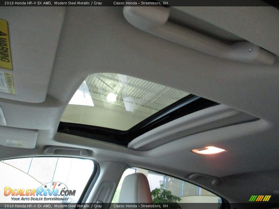 2019 Honda HR-V EX AWD Modern Steel Metallic / Gray Photo #24