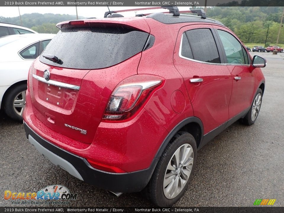 2019 Buick Encore Preferred AWD Winterberry Red Metallic / Ebony Photo #5