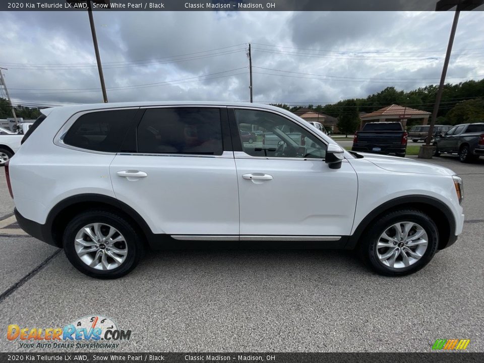 2020 Kia Telluride LX AWD Snow White Pearl / Black Photo #3