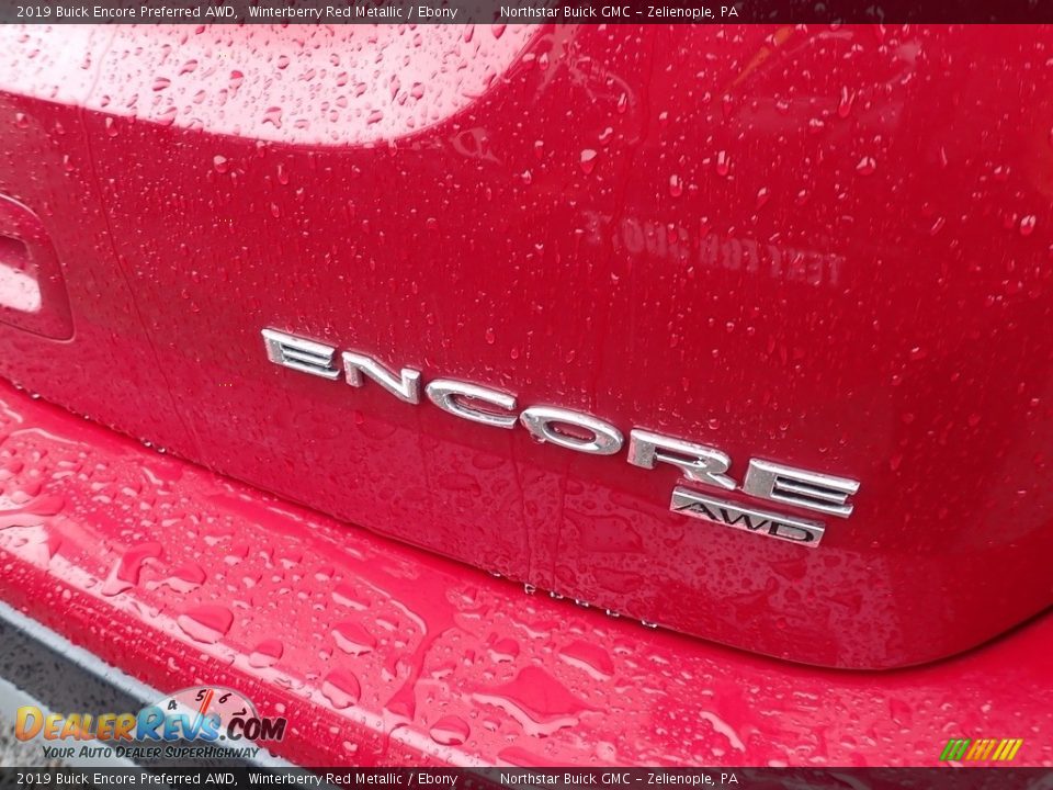 2019 Buick Encore Preferred AWD Winterberry Red Metallic / Ebony Photo #6