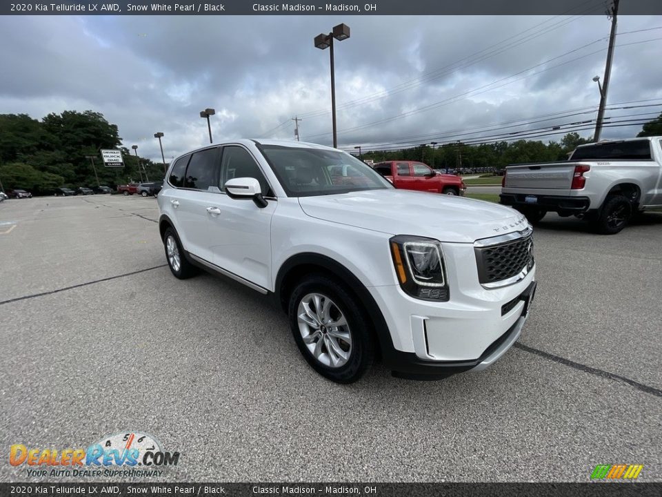 2020 Kia Telluride LX AWD Snow White Pearl / Black Photo #4