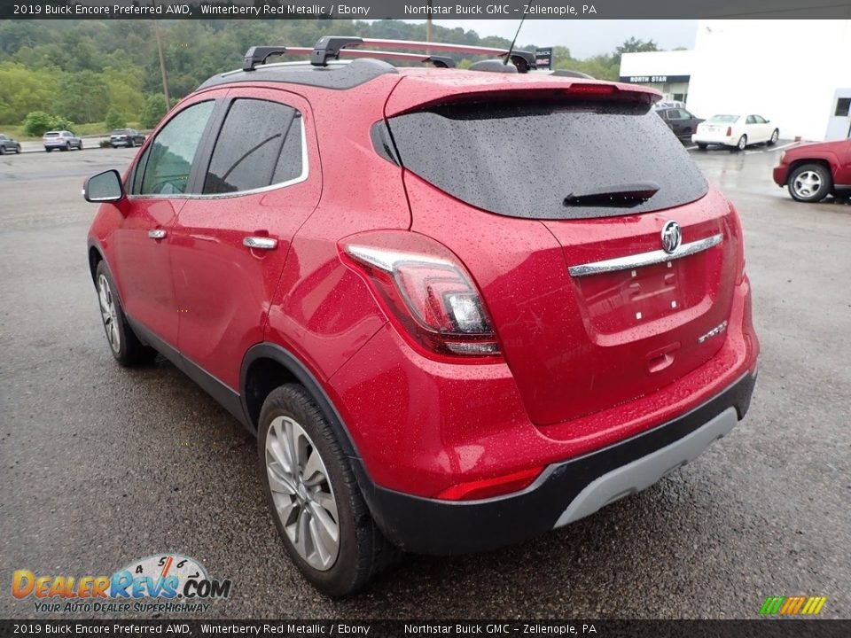 2019 Buick Encore Preferred AWD Winterberry Red Metallic / Ebony Photo #7