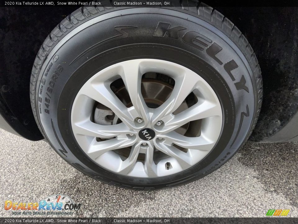 2020 Kia Telluride LX AWD Snow White Pearl / Black Photo #5