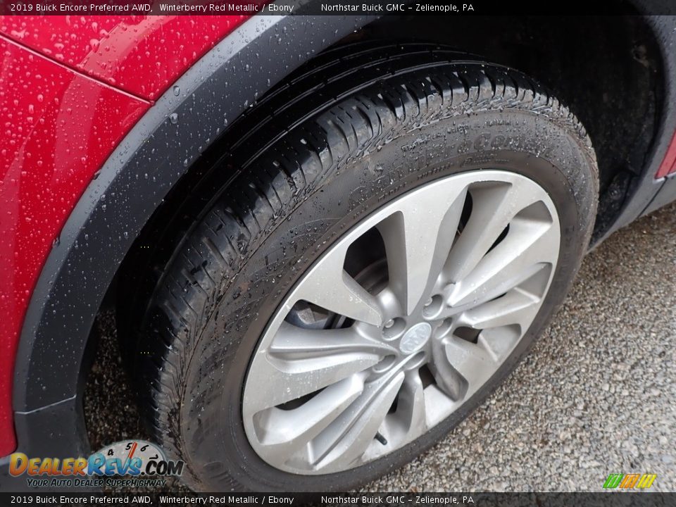 2019 Buick Encore Preferred AWD Winterberry Red Metallic / Ebony Photo #9