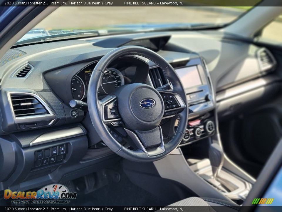 2020 Subaru Forester 2.5i Premium Horizon Blue Pearl / Gray Photo #35