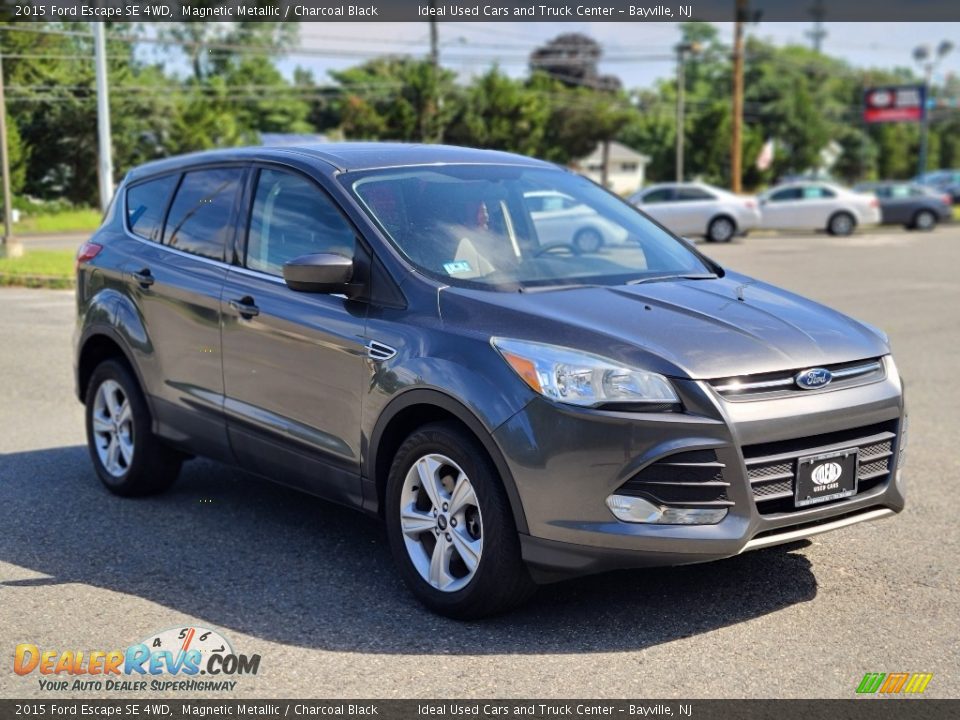 2015 Ford Escape SE 4WD Magnetic Metallic / Charcoal Black Photo #7