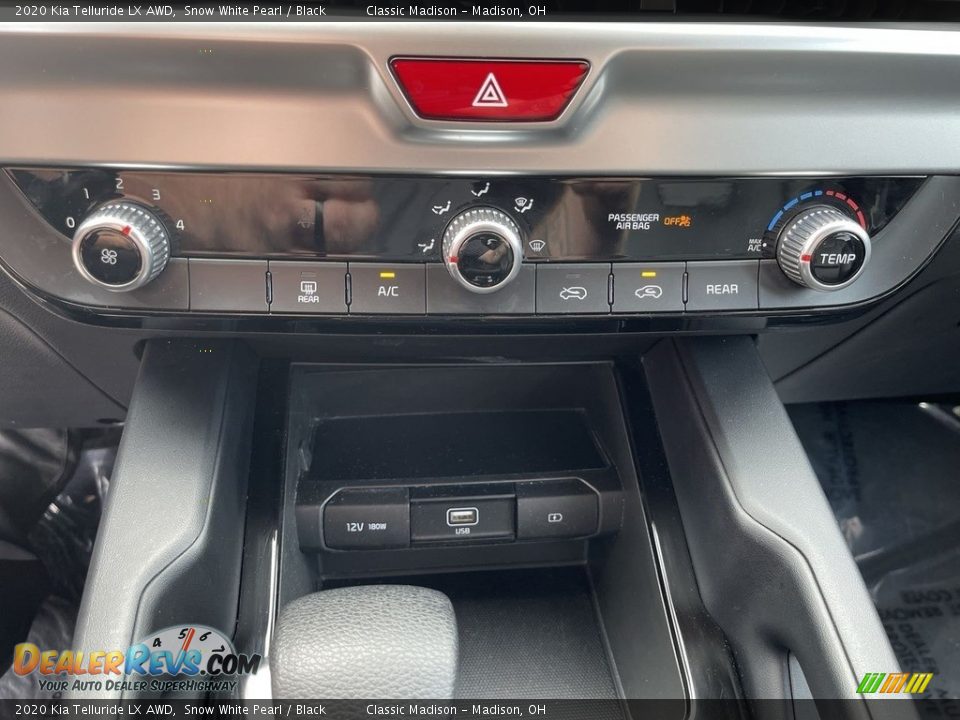 2020 Kia Telluride LX AWD Snow White Pearl / Black Photo #12