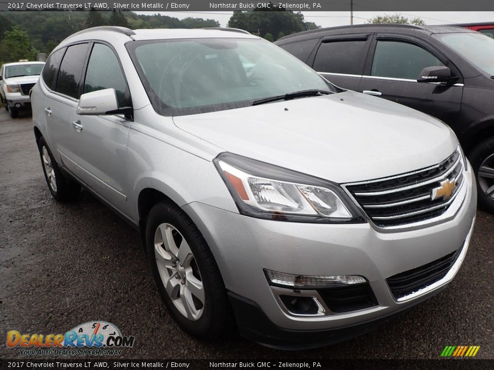 2017 Chevrolet Traverse LT AWD Silver Ice Metallic / Ebony Photo #4