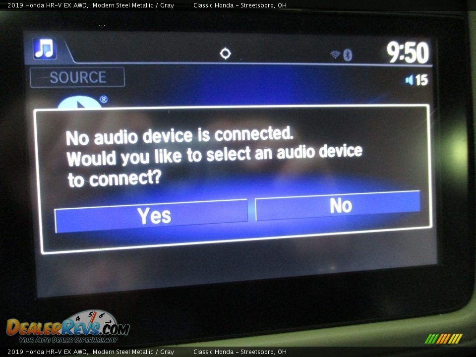 2019 Honda HR-V EX AWD Modern Steel Metallic / Gray Photo #35