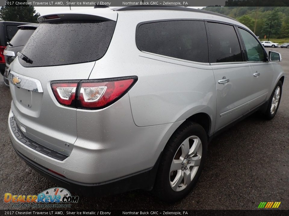 2017 Chevrolet Traverse LT AWD Silver Ice Metallic / Ebony Photo #5