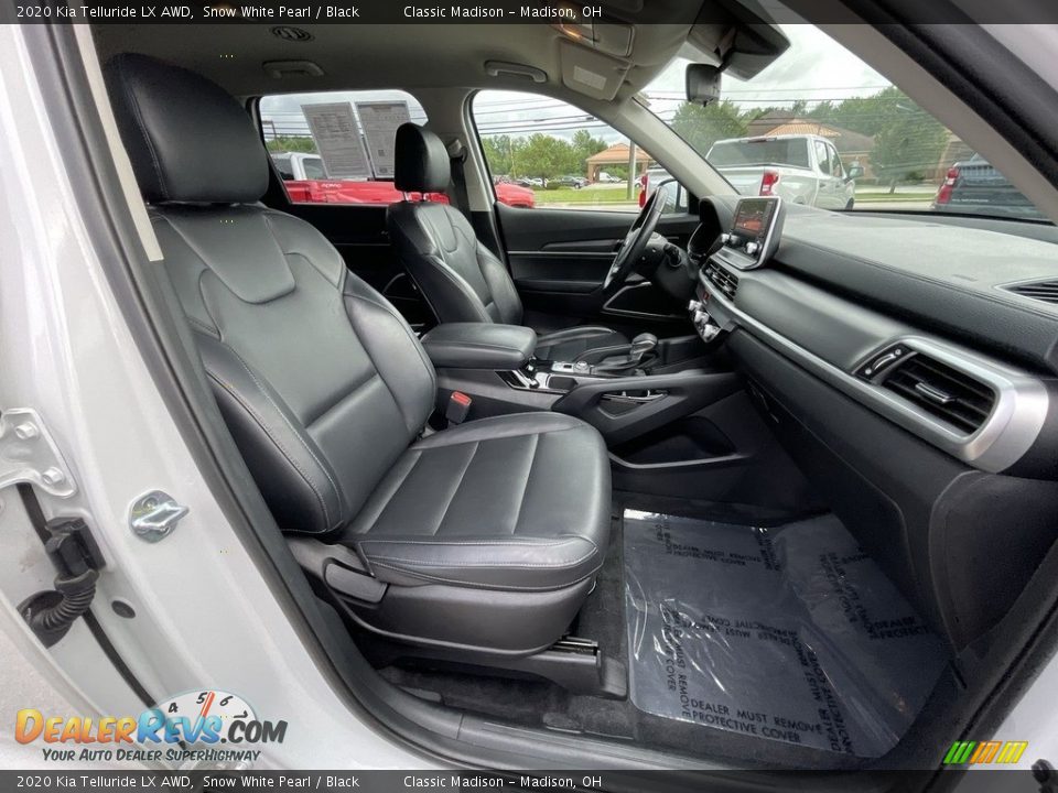 2020 Kia Telluride LX AWD Snow White Pearl / Black Photo #16