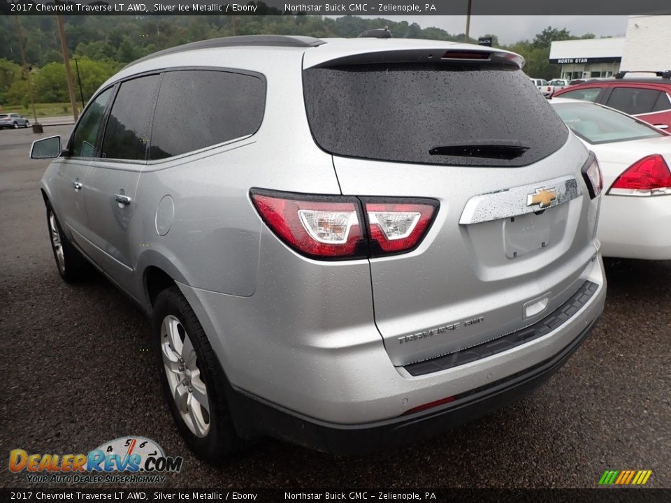 2017 Chevrolet Traverse LT AWD Silver Ice Metallic / Ebony Photo #8