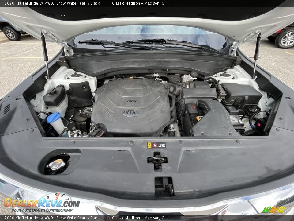 2020 Kia Telluride LX AWD Snow White Pearl / Black Photo #17