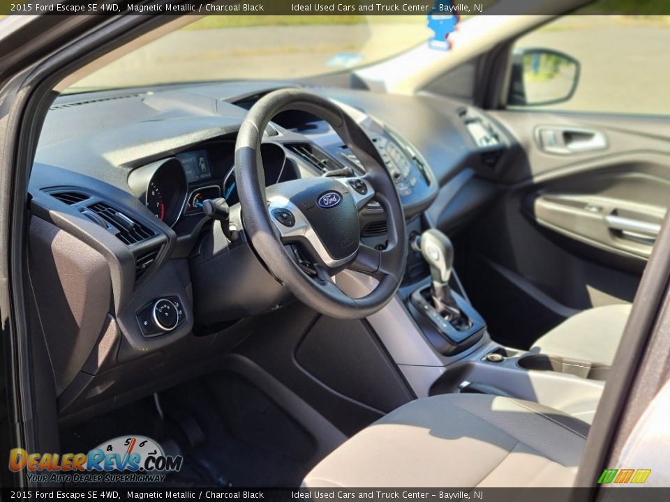 2015 Ford Escape SE 4WD Magnetic Metallic / Charcoal Black Photo #16