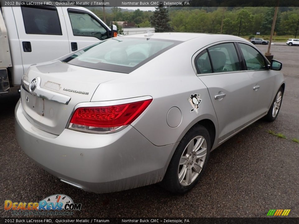 2012 Buick LaCrosse FWD Quicksilver Metallic / Titanium Photo #5