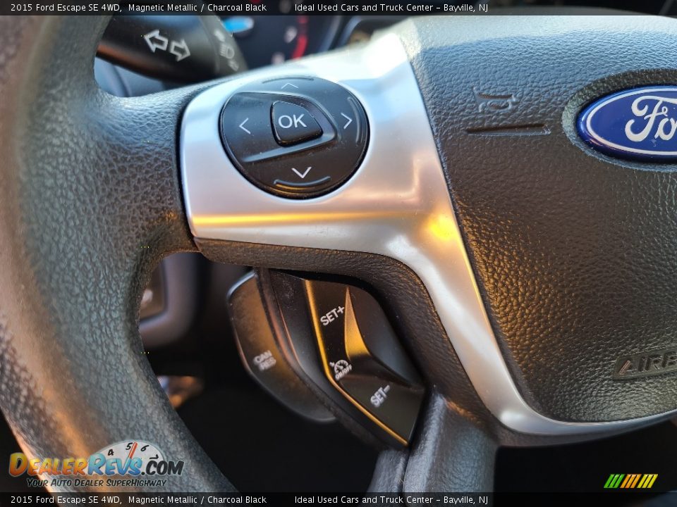 2015 Ford Escape SE 4WD Magnetic Metallic / Charcoal Black Photo #21