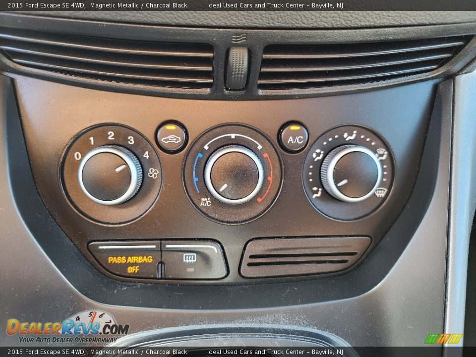 2015 Ford Escape SE 4WD Magnetic Metallic / Charcoal Black Photo #22