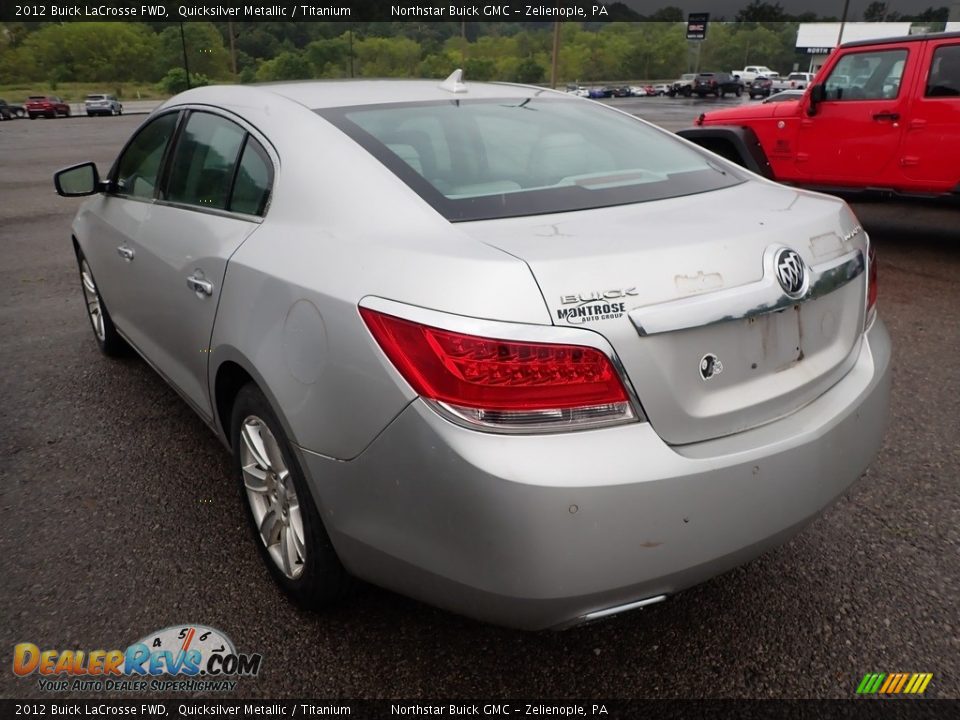 2012 Buick LaCrosse FWD Quicksilver Metallic / Titanium Photo #7