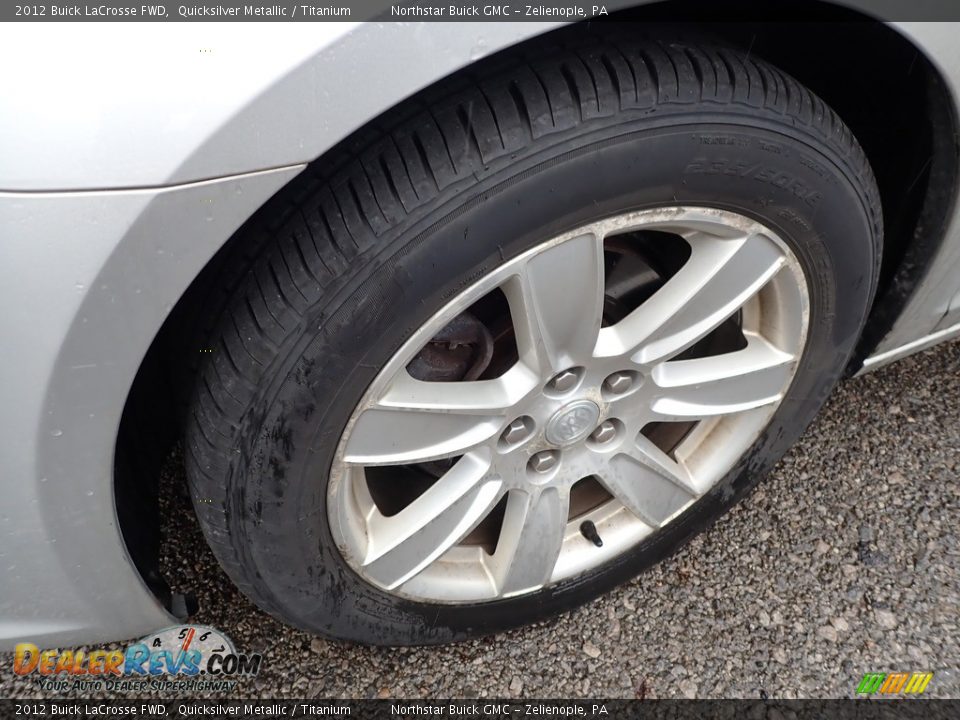 2012 Buick LaCrosse FWD Quicksilver Metallic / Titanium Photo #9