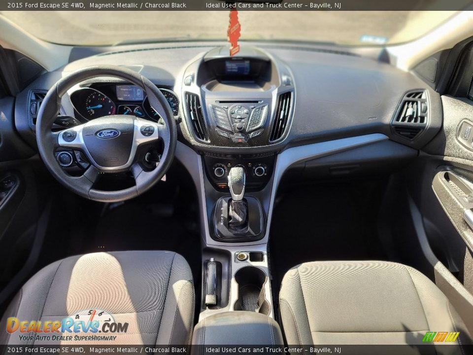 2015 Ford Escape SE 4WD Magnetic Metallic / Charcoal Black Photo #25