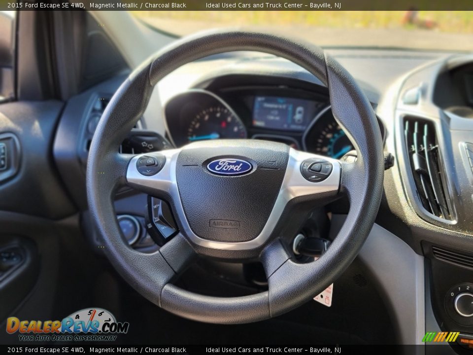 2015 Ford Escape SE 4WD Magnetic Metallic / Charcoal Black Photo #26