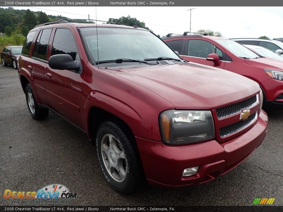 2008 Chevrolet TrailBlazer LT 4x4 Red Jewel / Ebony Photo #4