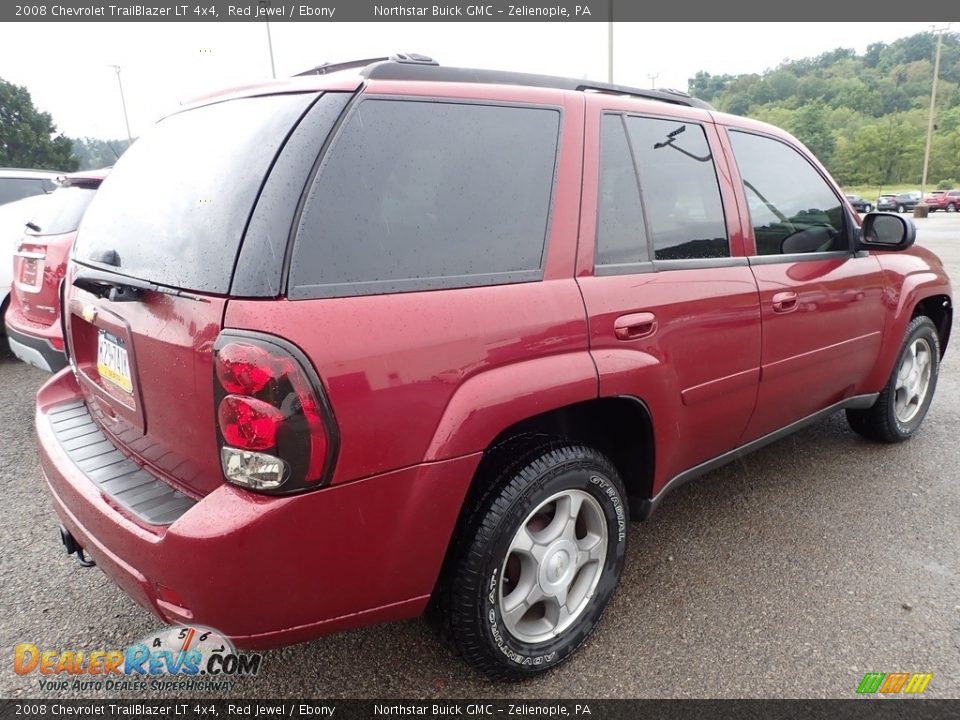 2008 Chevrolet TrailBlazer LT 4x4 Red Jewel / Ebony Photo #5