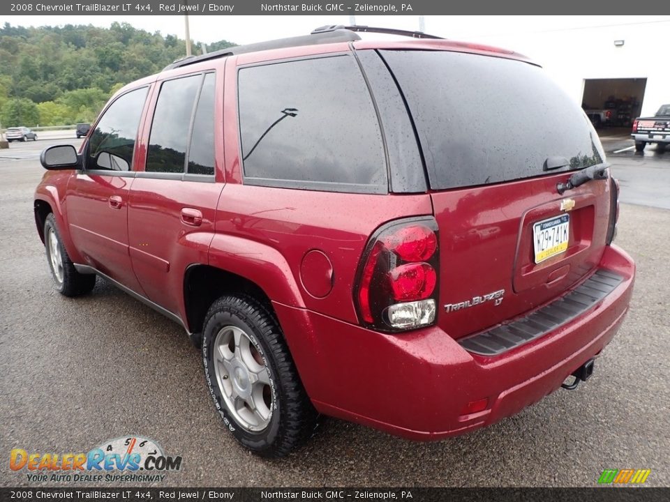 2008 Chevrolet TrailBlazer LT 4x4 Red Jewel / Ebony Photo #8