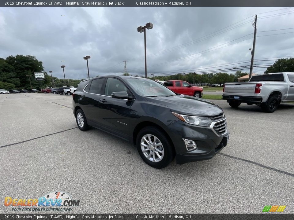 2019 Chevrolet Equinox LT AWD Nightfall Gray Metallic / Jet Black Photo #4