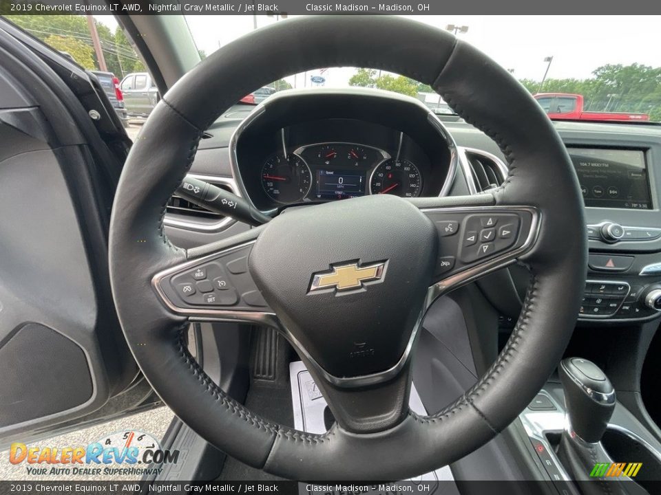 2019 Chevrolet Equinox LT AWD Nightfall Gray Metallic / Jet Black Photo #9