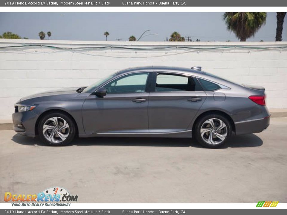 2019 Honda Accord EX Sedan Modern Steel Metallic / Black Photo #8