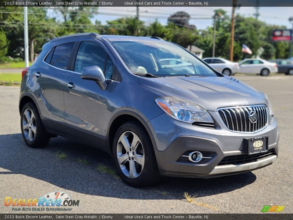 2013 Buick Encore Leather Satin Steel Gray Metallic / Ebony Photo #7