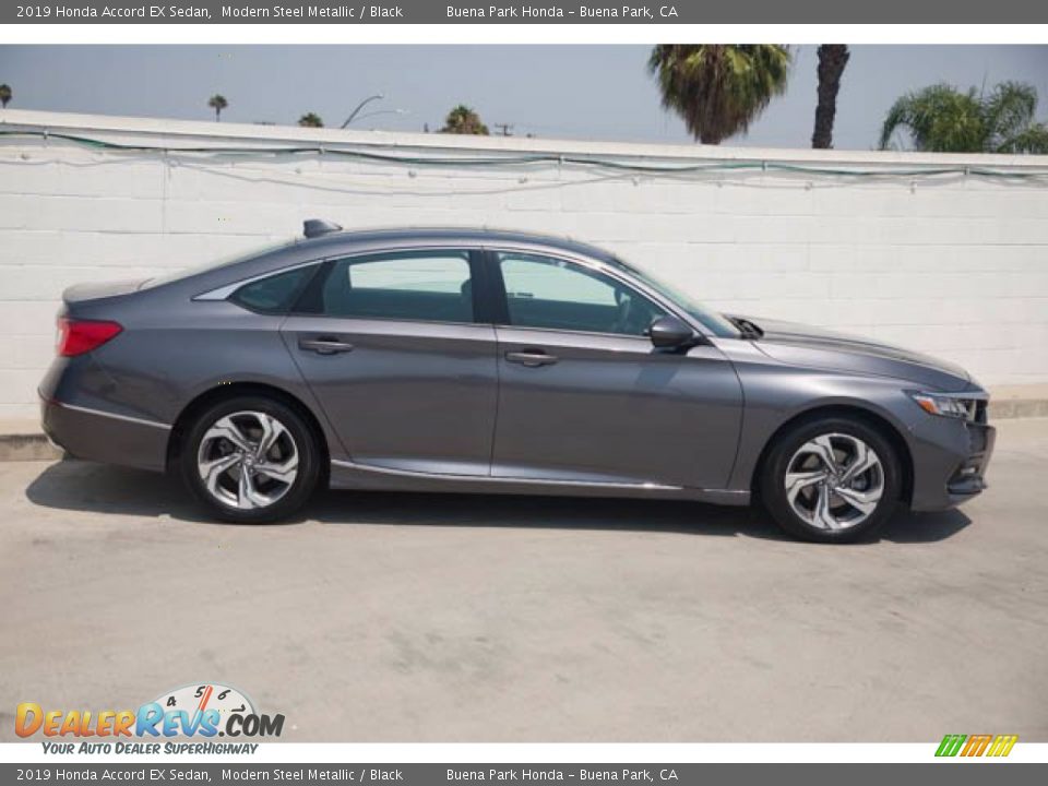 2019 Honda Accord EX Sedan Modern Steel Metallic / Black Photo #12