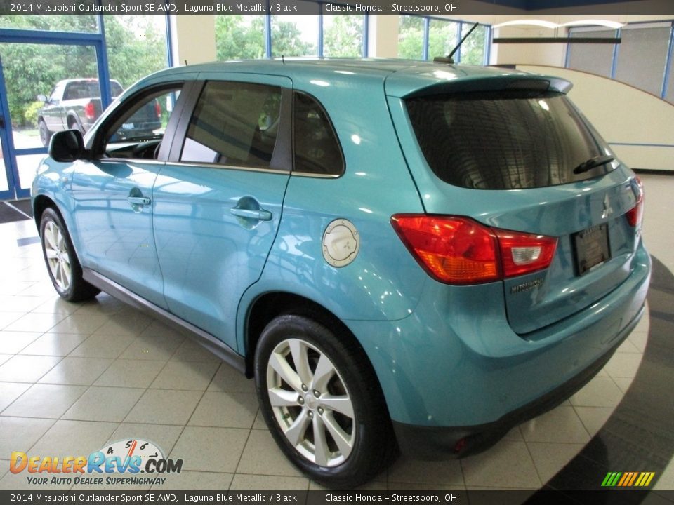 Laguna Blue Metallic 2014 Mitsubishi Outlander Sport SE AWD Photo #9