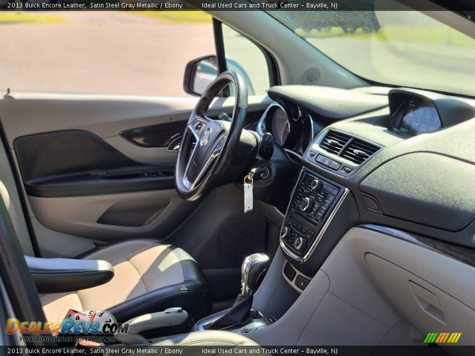 2013 Buick Encore Leather Satin Steel Gray Metallic / Ebony Photo #10