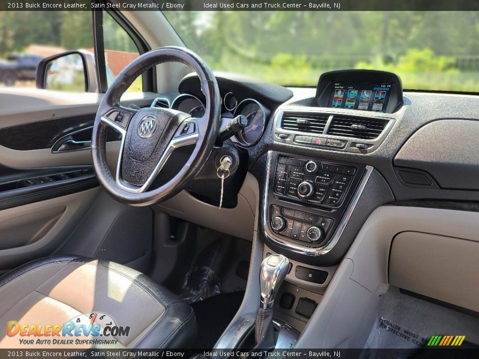 2013 Buick Encore Leather Satin Steel Gray Metallic / Ebony Photo #11