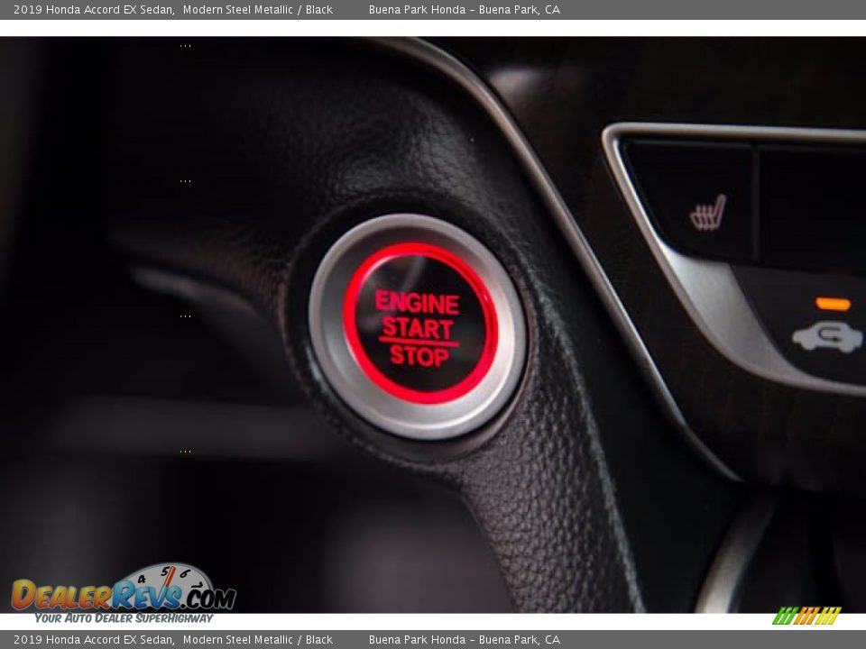 2019 Honda Accord EX Sedan Modern Steel Metallic / Black Photo #16