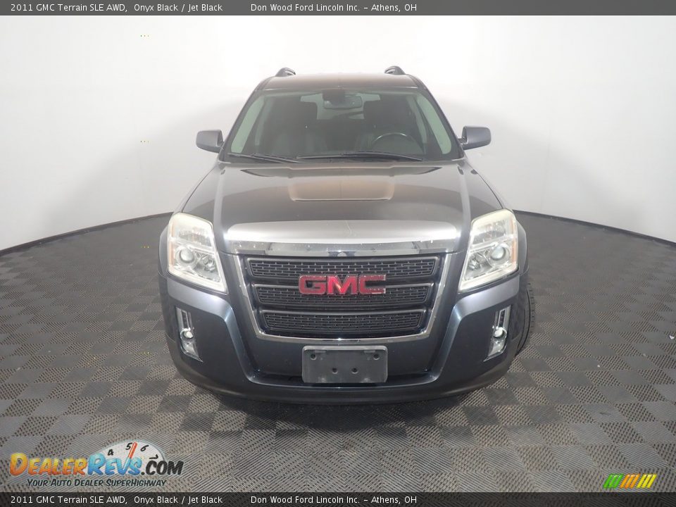 2011 GMC Terrain SLE AWD Onyx Black / Jet Black Photo #4