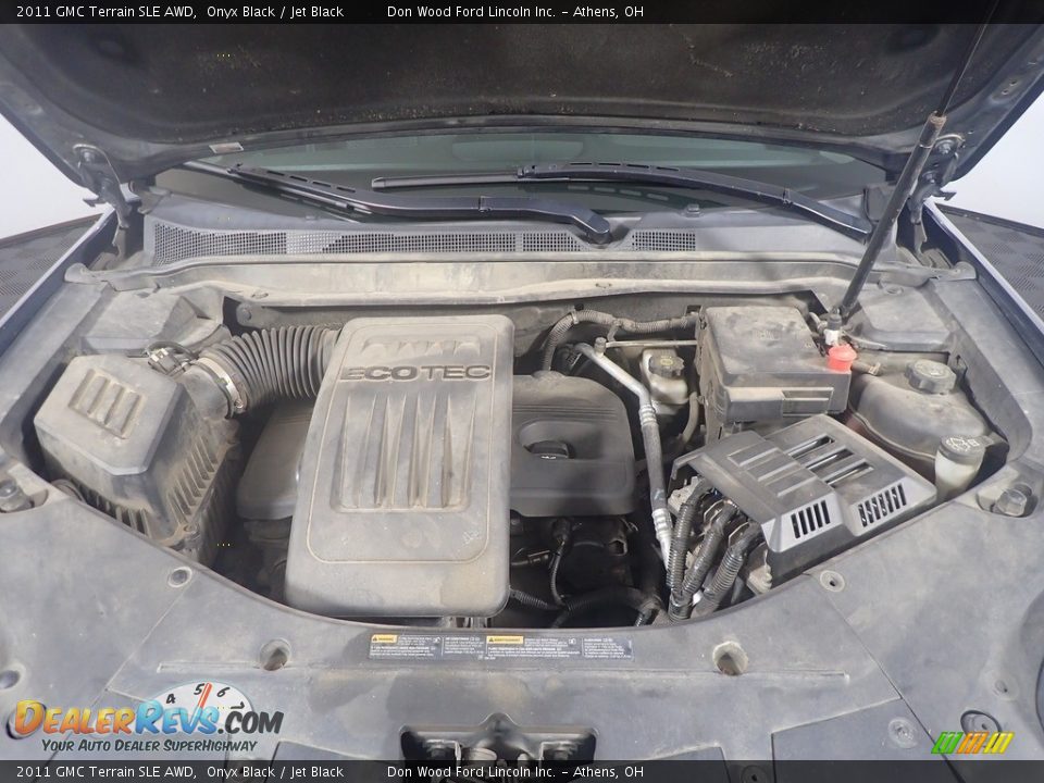 2011 GMC Terrain SLE AWD Onyx Black / Jet Black Photo #6