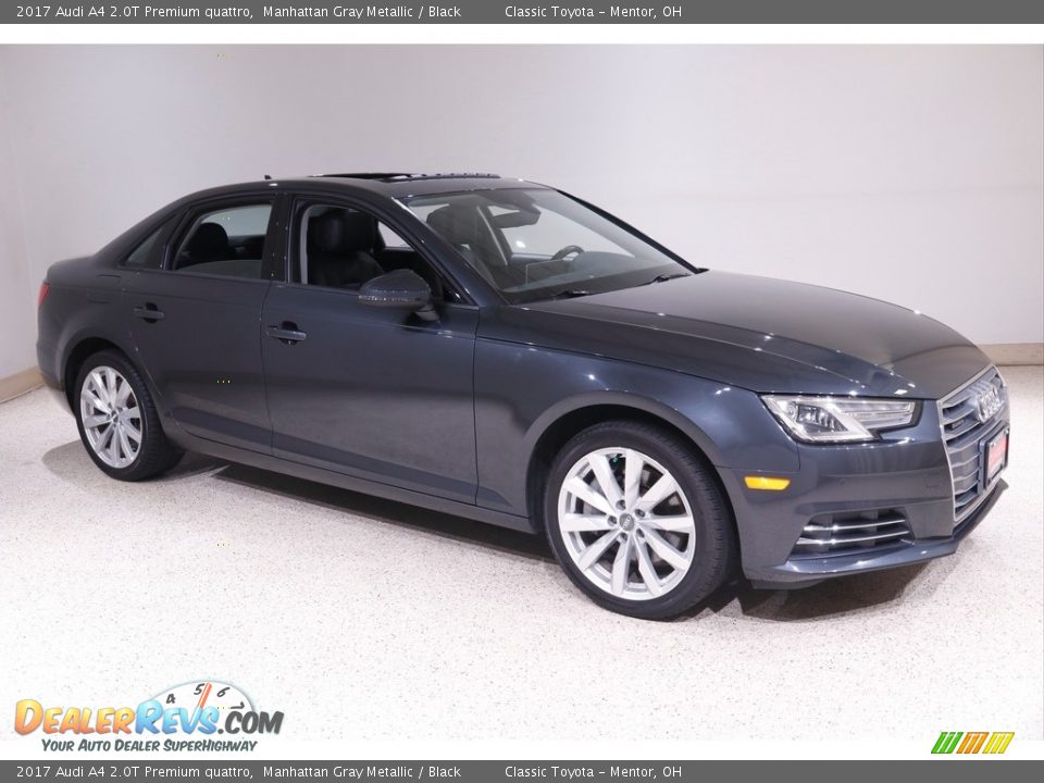 2017 Audi A4 2.0T Premium quattro Manhattan Gray Metallic / Black Photo #1