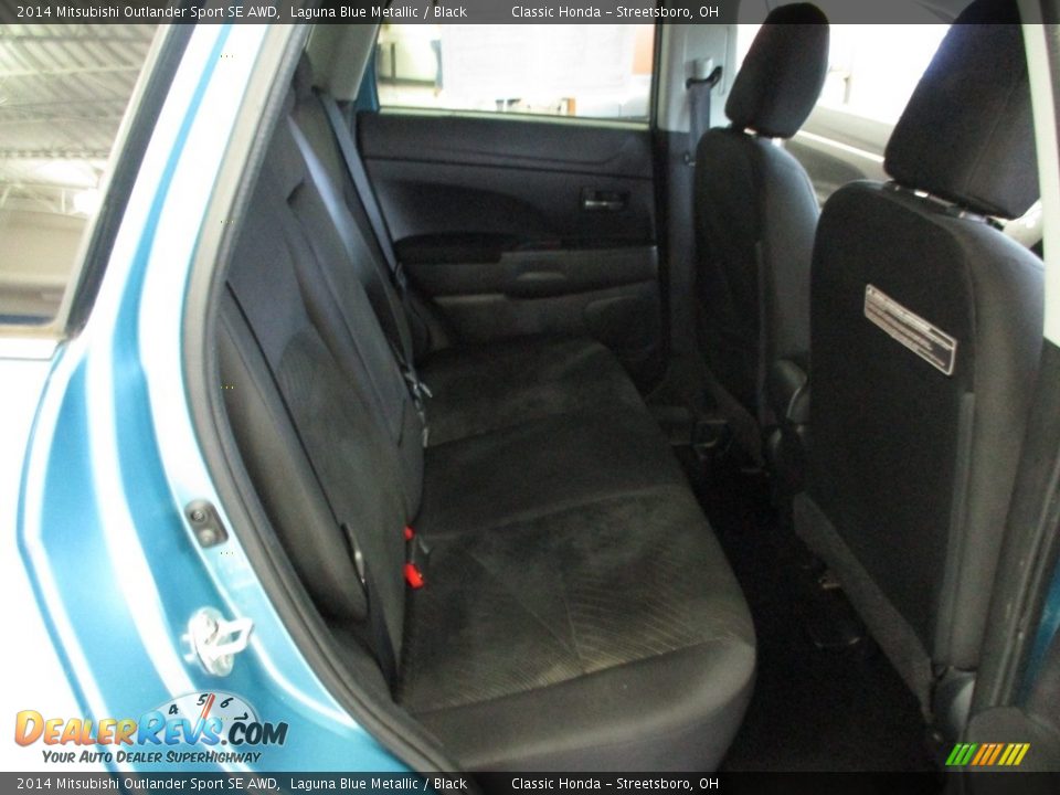 2014 Mitsubishi Outlander Sport SE AWD Laguna Blue Metallic / Black Photo #19