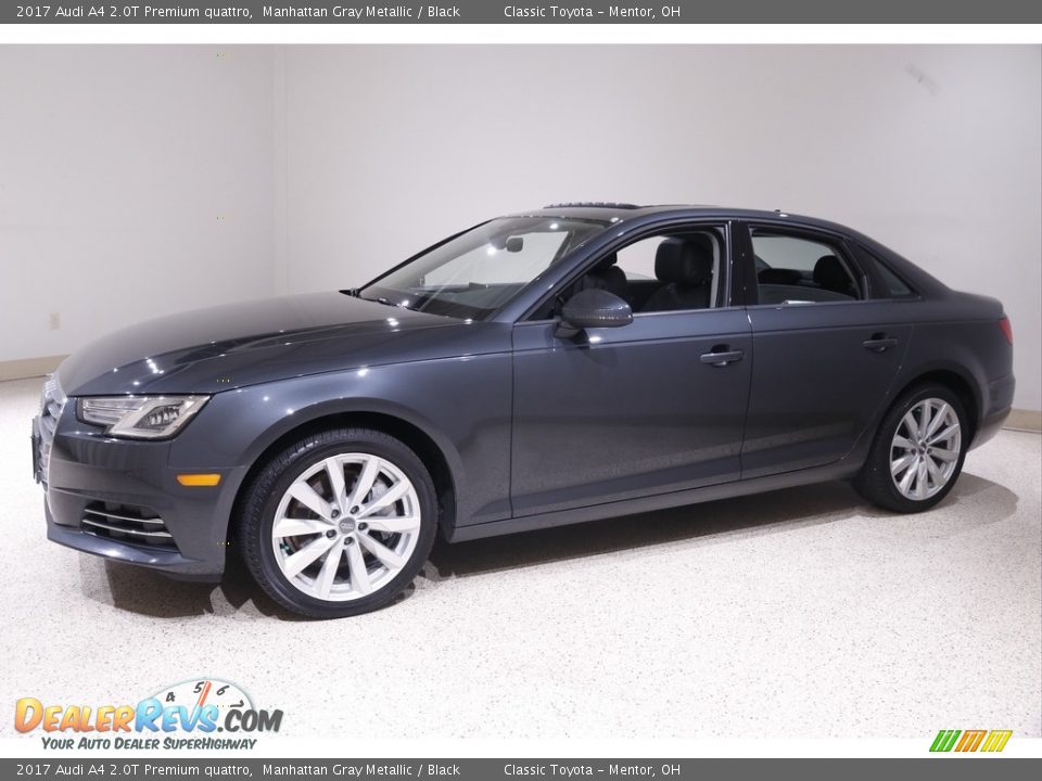 2017 Audi A4 2.0T Premium quattro Manhattan Gray Metallic / Black Photo #3