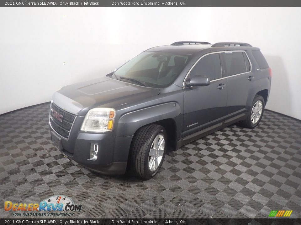 2011 GMC Terrain SLE AWD Onyx Black / Jet Black Photo #8