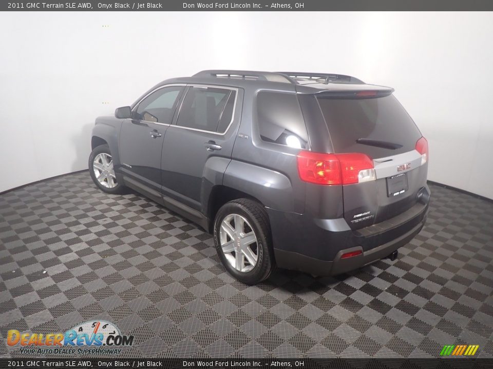 2011 GMC Terrain SLE AWD Onyx Black / Jet Black Photo #11
