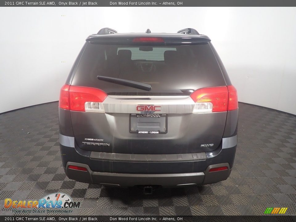 2011 GMC Terrain SLE AWD Onyx Black / Jet Black Photo #12