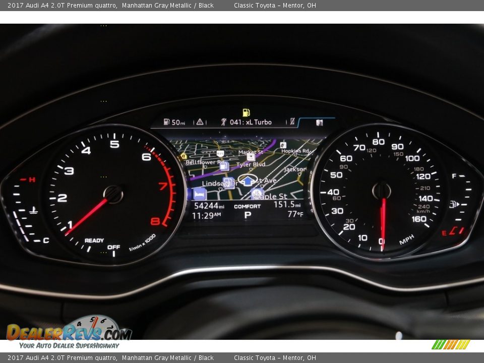 2017 Audi A4 2.0T Premium quattro Manhattan Gray Metallic / Black Photo #8