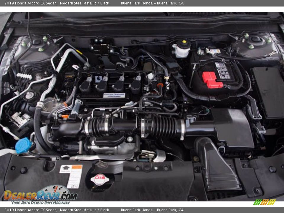 2019 Honda Accord EX Sedan Modern Steel Metallic / Black Photo #34