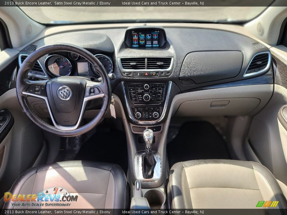 2013 Buick Encore Leather Satin Steel Gray Metallic / Ebony Photo #24